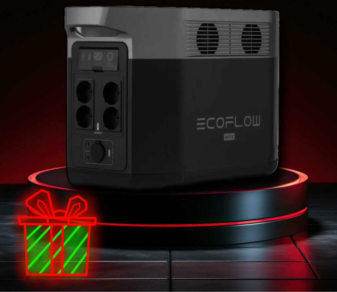 EcoFlow Delta 2 Maх professional 2400 Вт (2048 Вт/час) Европа, фото 1