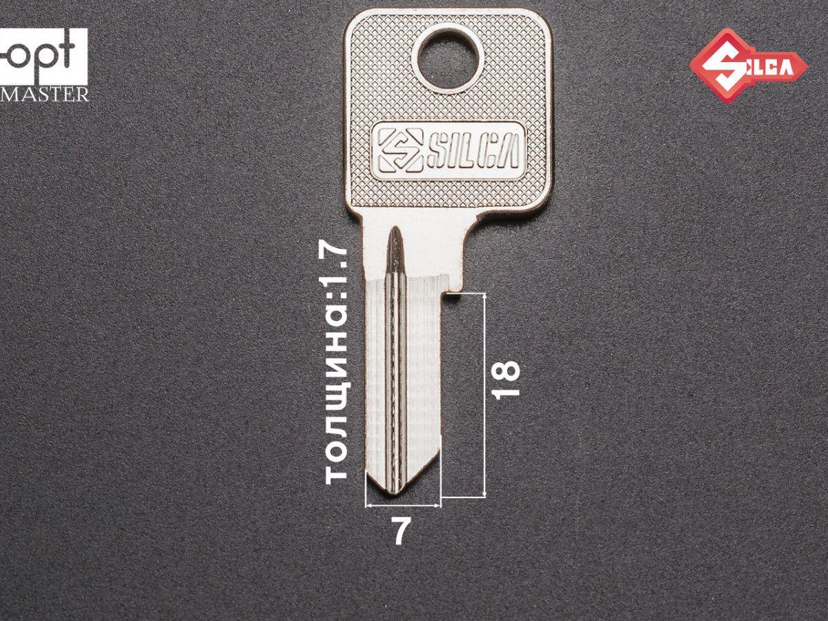 DM19R заготовка ключа англійський профіль