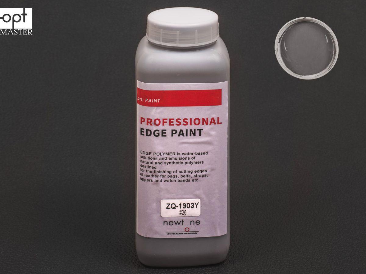 Фарба для урізу (торця) шкіри матова Newtone Edge Paint-OLD, кол. сірий №26 , 1000 г