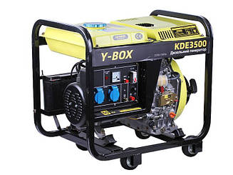 Генератор дизельний Python3500 однофазний, 220 V (двигун 178F, підігрів палива) Y-BOX (код 58804)