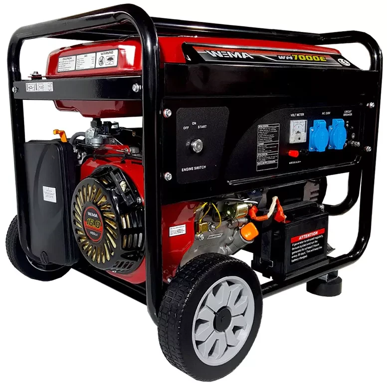 Генератор бензиновий Weima WM7000E (6.5 кВт, електростарт) Безкоштовна доставка, фото 1