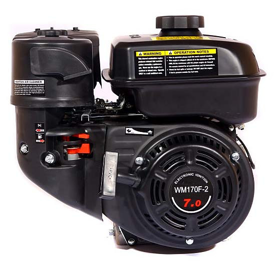 Двигун бензиновий WEIMA WM170F-L(R) NEW (7.0 к.с, шпонка Ø20мм, L=52мм, редукт) (код 20050)