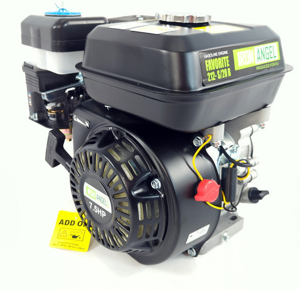 Двигун бензиновий FAVORITE 212-S (7,5 к. с., ручний стартер, шпонка Ø20мм, L=58 мм) (код 2001285), фото 1
