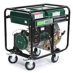 Генератор дизельний IRON ANGEL EGD 5000 CLE (4,2 кВт, електростартер) Безкоштовна доставка