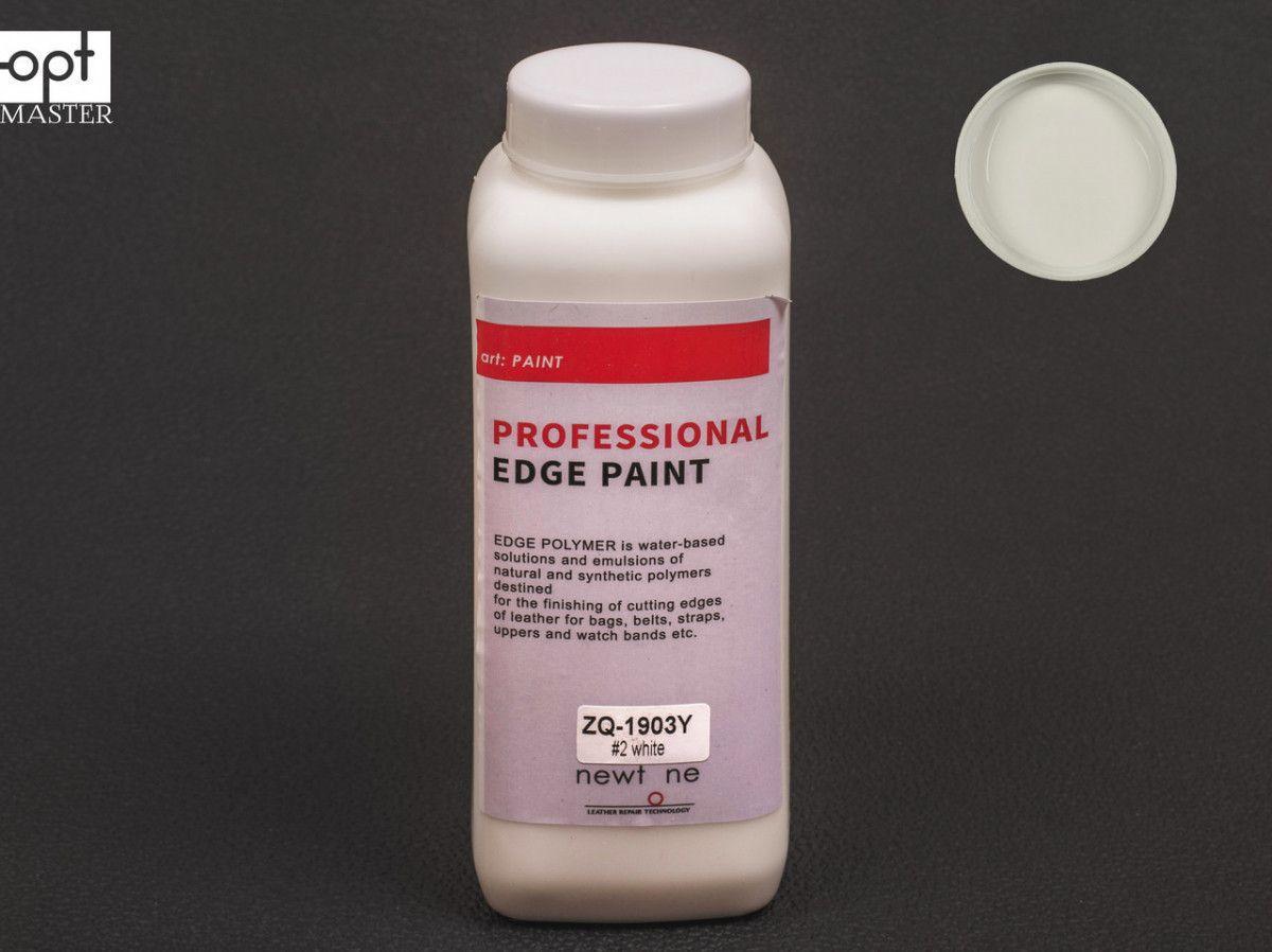 Фарба для урізу (торця) шкіри матова Newtone Edge Paint-OLD, кол. білий №2 , 1000 г