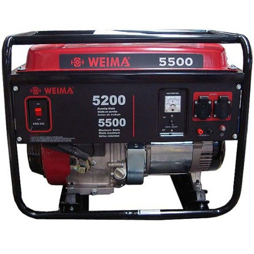 Генератор бензиновий WEIMA WM5500Е (5,5 кВт, електростартер) Безкоштовна доставка