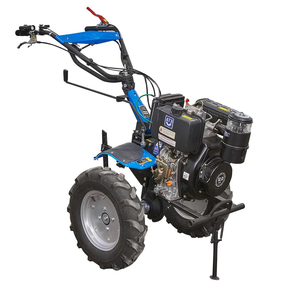 Мотоблок дизельний ДТЗ 512ДНЕ-К (12 к.с., 5.00-12, диференцыали) + ФРЕЗА (код 212284), фото 1