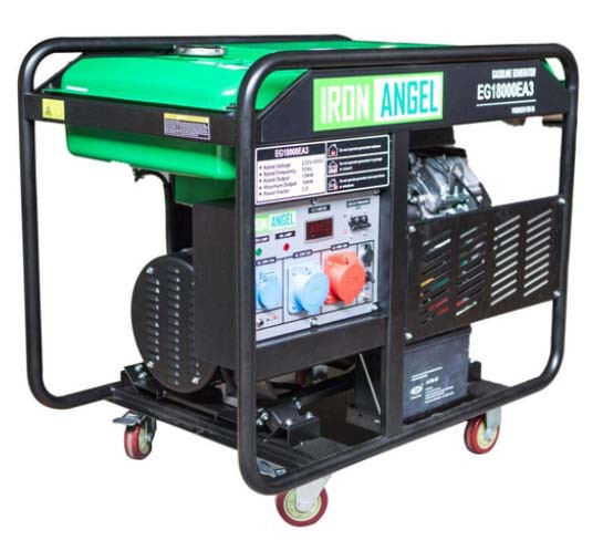 Генератор IRON ANGEL EG18000EA30 + блок автоматики, фото 1