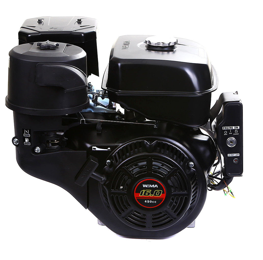 Двигун бензиновий WEIMA WM190FE-S (16 к.с., шпонка Ø25мм, ел.старт) (код 20014), фото 1