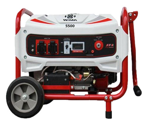 Генератор бензиновий WEIMA WM5500BЕ (5.5 кВт, електростарт, 1 фаза) Безкоштовна доставка, фото 1