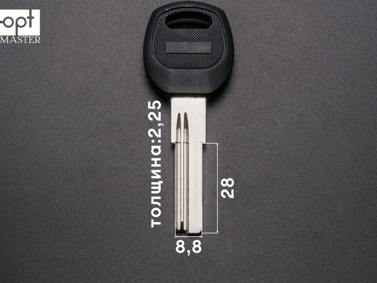 Заготовка для ключа YOTA 28mm з пластиковою ручкою (латунь)