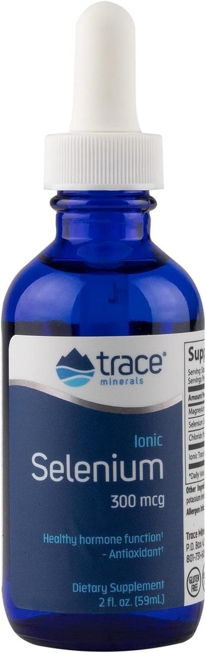 Селен іонний 300 мкг 59 мл / Ionic Selenium, Trace Minerals