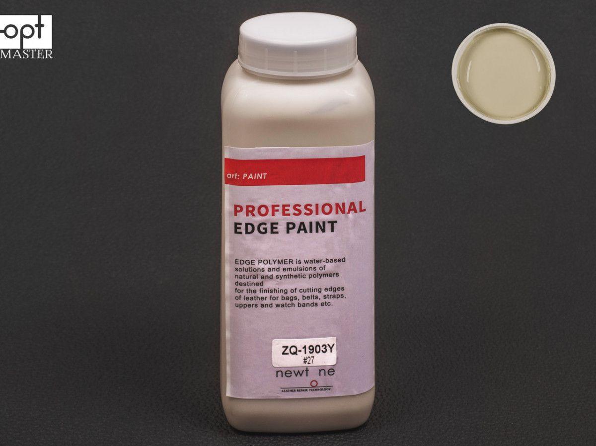 Фарба для урізу (торця) шкіри матова Newtone Edge Paint-OLD, кол.бежевий №27 , 1000 г