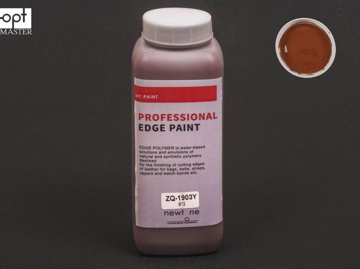 Фарба для урізу (торця) шкіри матова Newtone Edge Paint-OLD, кол. коричневий №19 , 1000 г