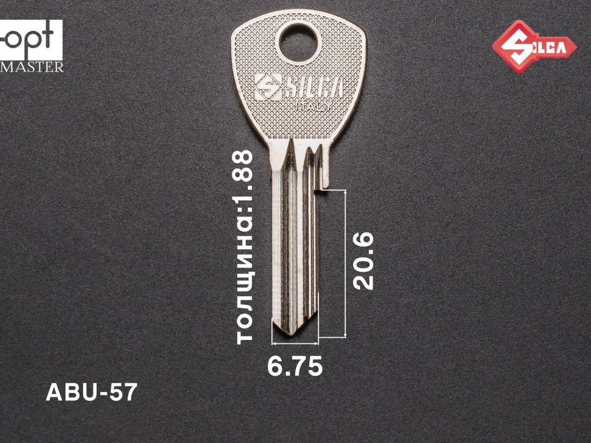 AB76R Silca заготовка ключа англійський профіль