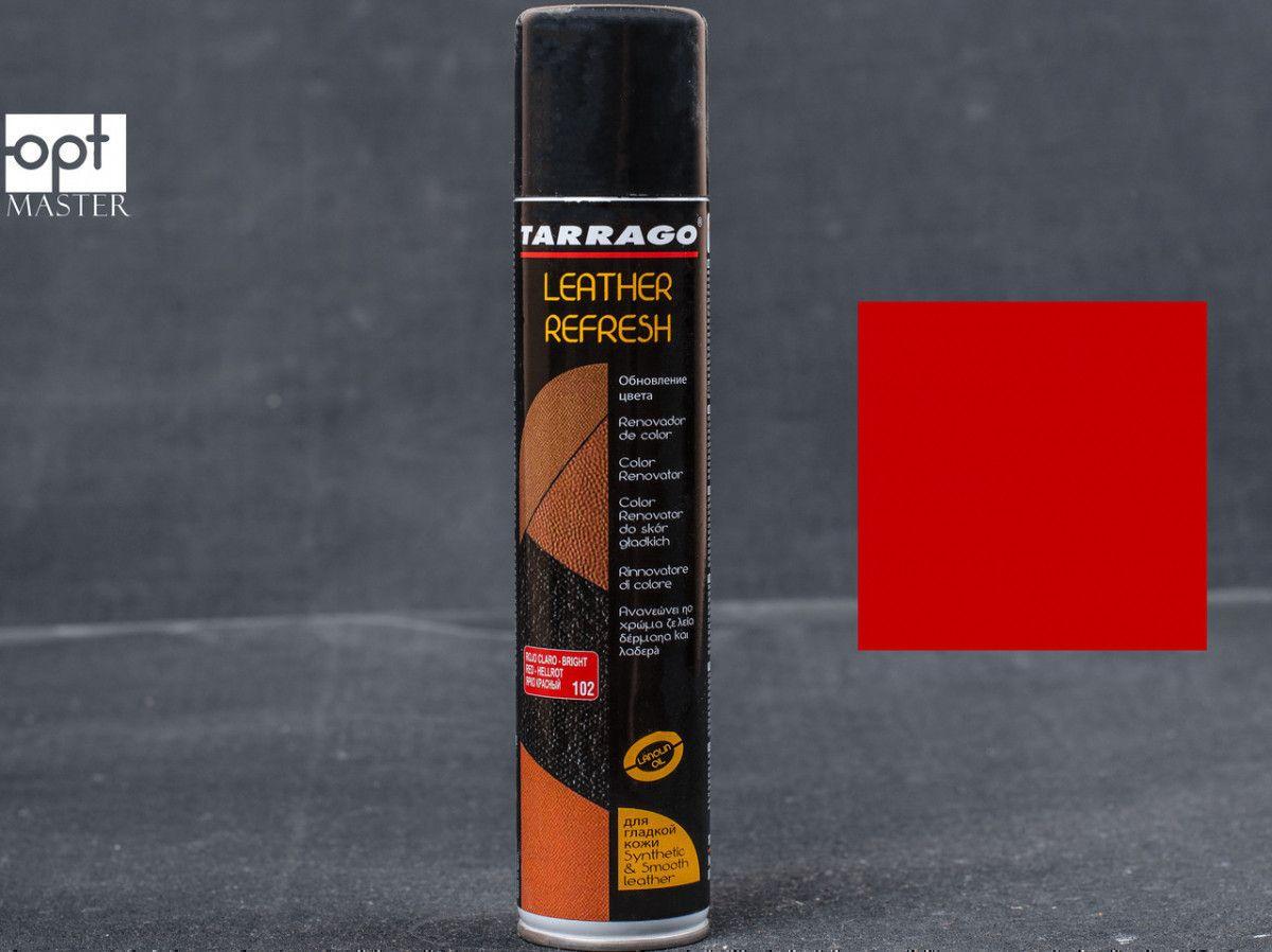 Фарба-аерозоль яскраво червона Tarrago Leather Refresh, 200 мл,TCS20 (102)
