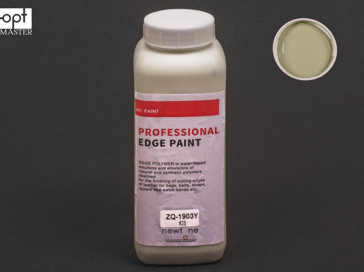 Фарба для урізу (торця) шкіри матова Newtone Edge Paint-OLD, кол.блідо-сірий №28 , 1000 г
