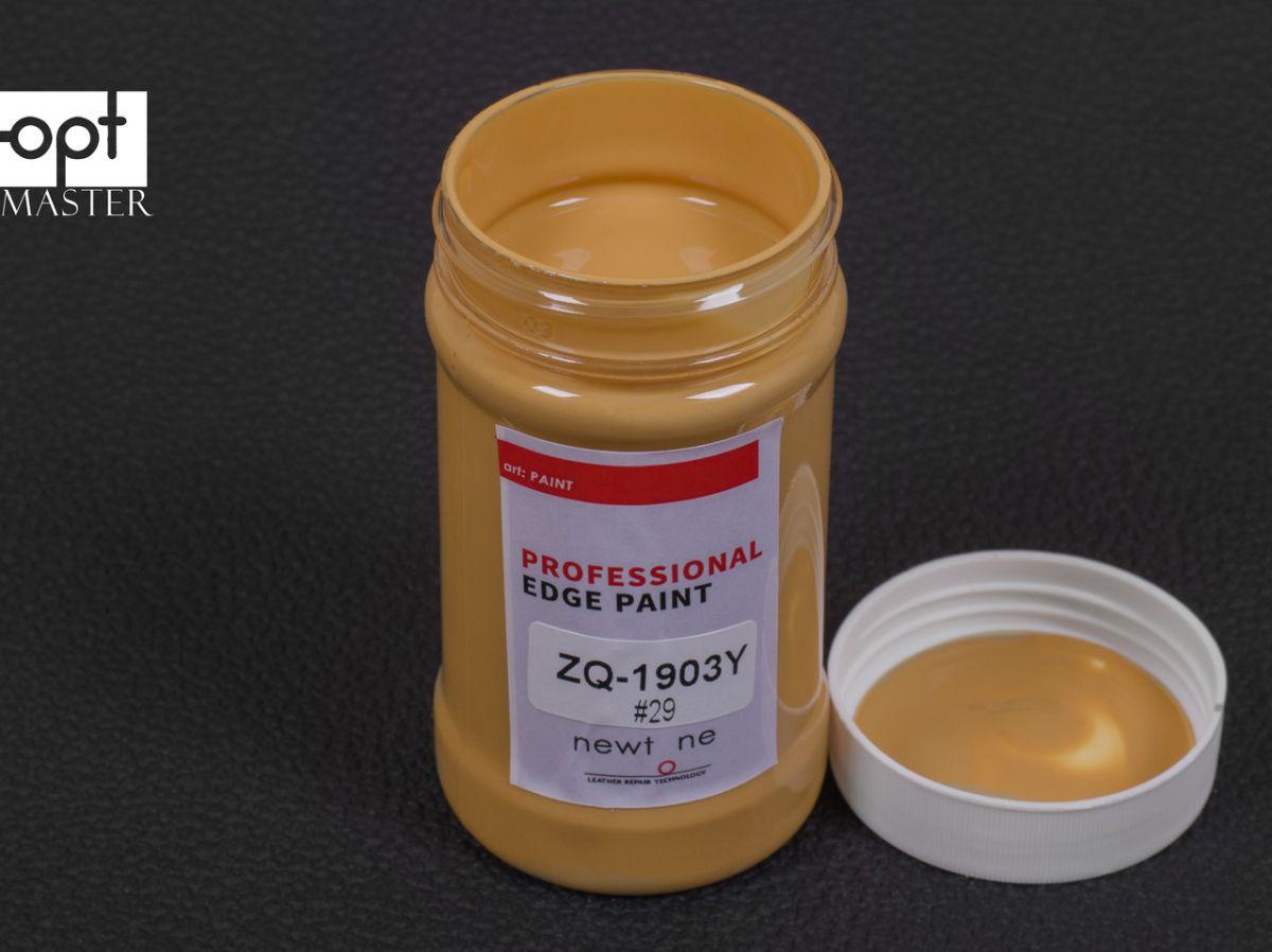 Фарба для урізу (торця) шкіри матова Newtone матовий Edge Paint-OLD, кол. гірчичний №29, 200 г