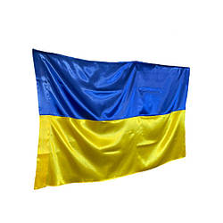 Прапор України 140*90 см атласний