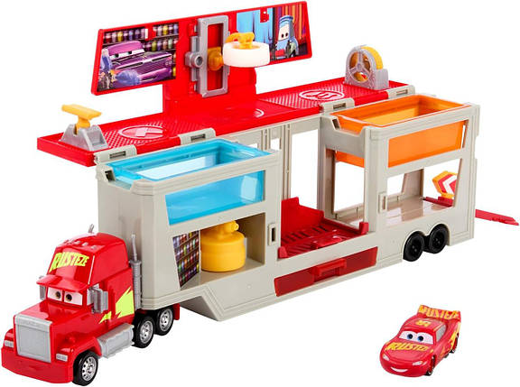 Тачки 3 Трейлер Мак Вантажівка (Disney Pixar Cars Mack Transforming Truck Color Changers) від Mattel, фото 1