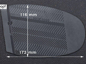 Гумова профілактика XA004 MODERN MICHELIN (Франція), р. 45-47, кол. чорний (black)