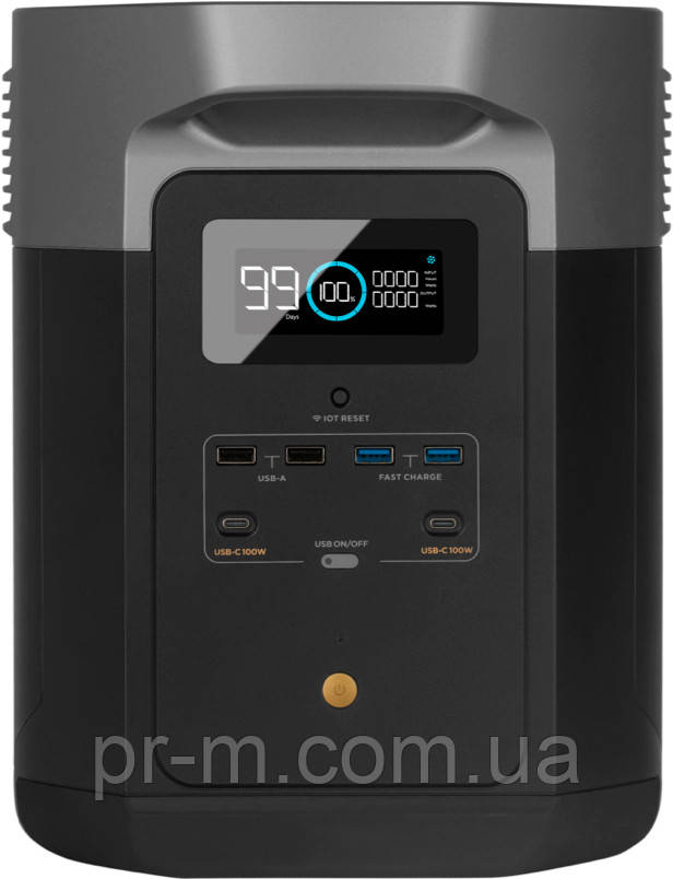 Зарядна станція EcoFlow Delta Max 1600, 2000 Вт, 1612 Вт/год