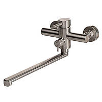 Змішувач для ванни Globus Lux ALPEN SBT1-208 нержавіюча сталь гусак 35см