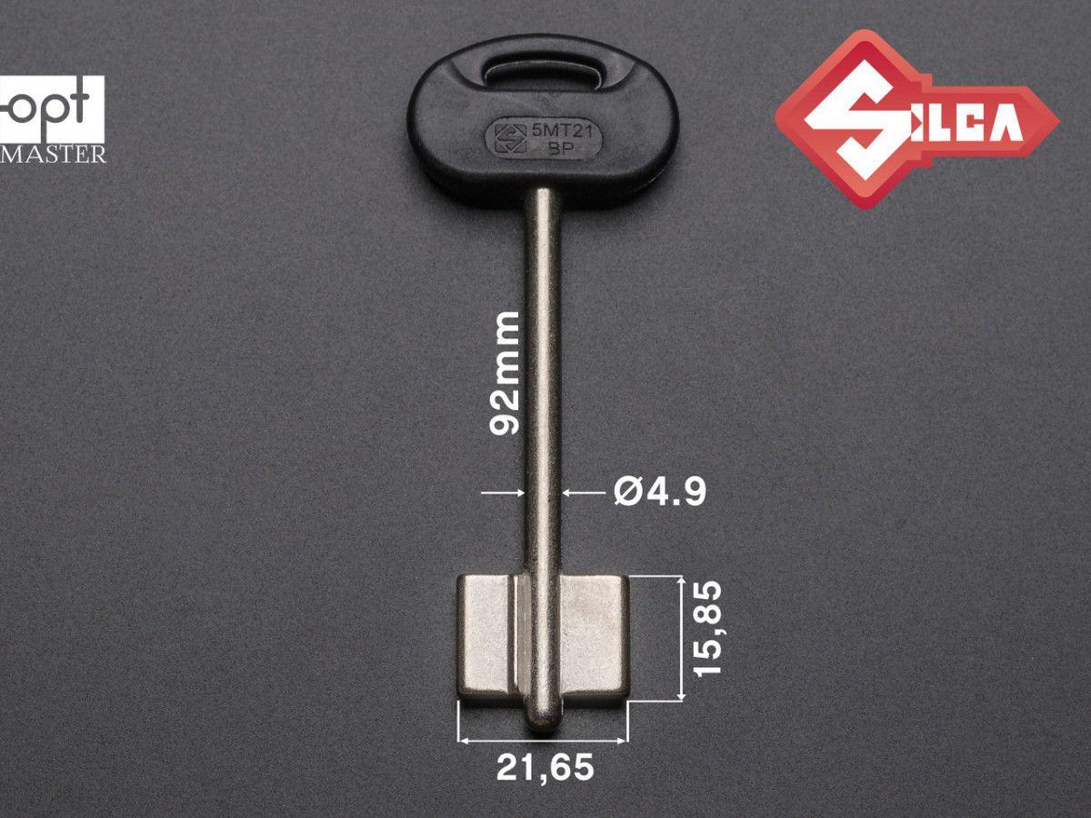 5MT21BP Silca заготовка ключа бородкова