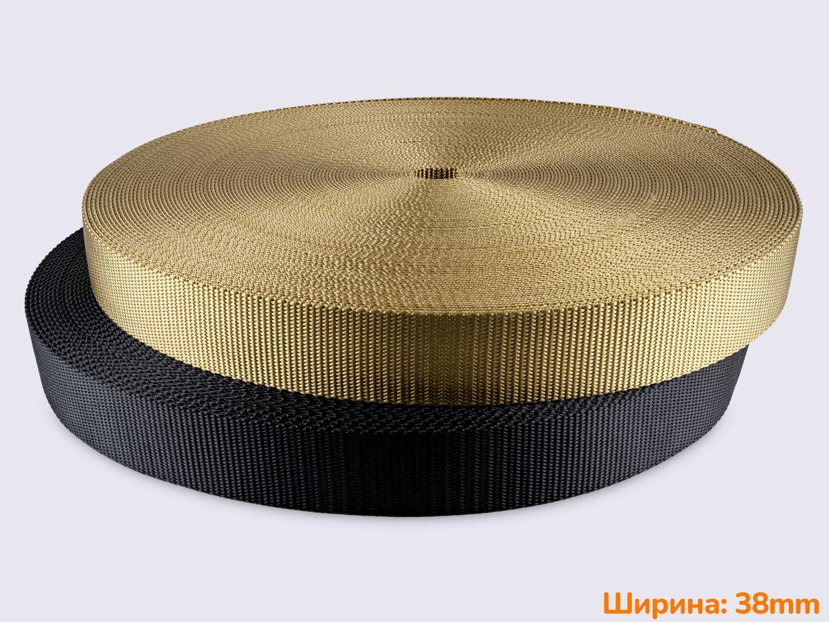 Ременная лента 38мм из нейлона (полиамида) для сумок рюкзаков и ремней ...