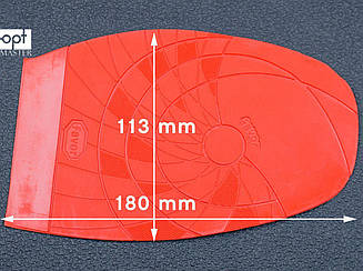 Гумова профілактика FAVOR арт. S-023, т. 1.5 мм, р. середній, кол. червоний (4) red