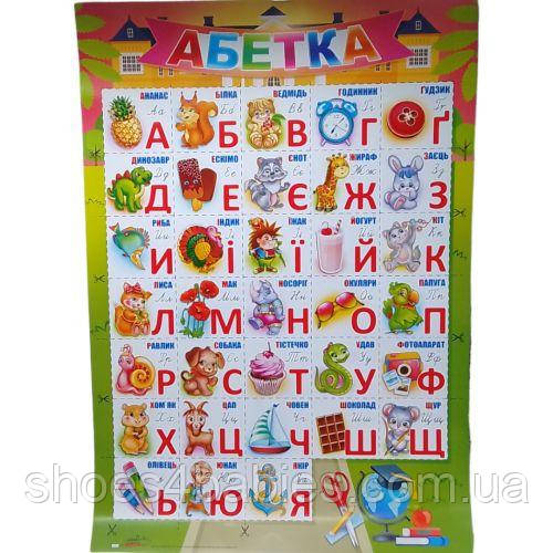 Плакат односторонний АБЕТКА, ВИД 1