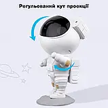 Уцінка! Нічний галактика з лазерною проекцією Проектор-нічник космонавт зоряне небо Лазерний нічник космонавт, фото 8