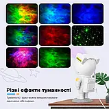Уцінка! Нічний галактика з лазерною проекцією Проектор-нічник космонавт зоряне небо Лазерний нічник космонавт, фото 7