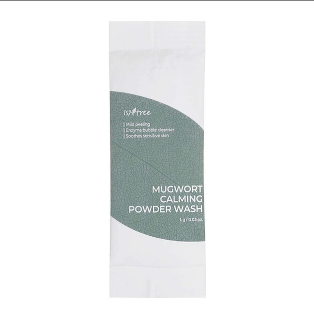 Пудра ензимна з полином для проблемної шкіри Isntree Mugwort Calming Powder Wash (1 g)