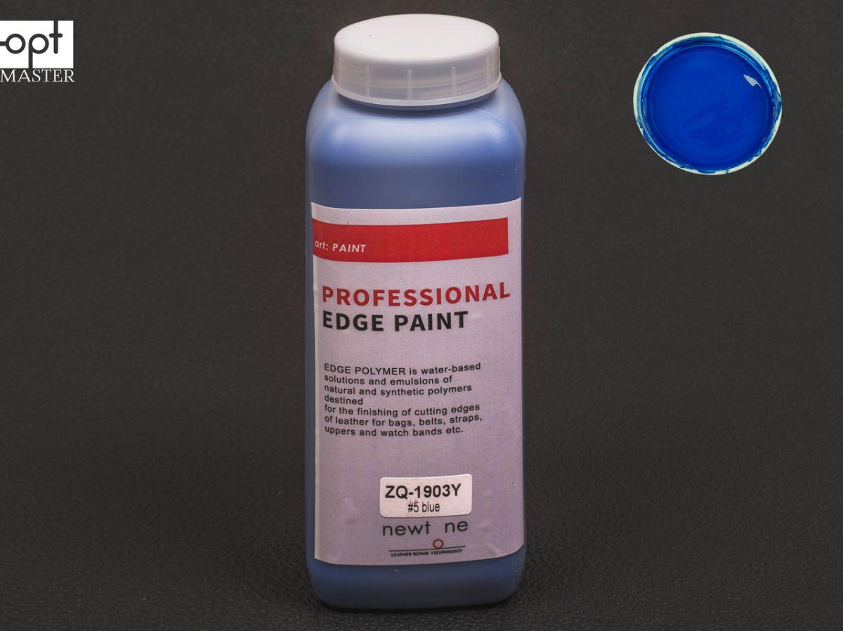 Фарба для урізу (торця) шкіри матова Newtone Edge Paint-OLD, кол. синій №5 , 1000 г