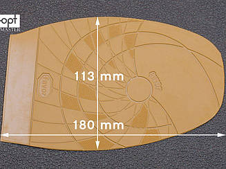 Гумова профілактика FAVOR арт. S-023, т. 1.5 мм, р. середній, кол. хакі (05) light brown