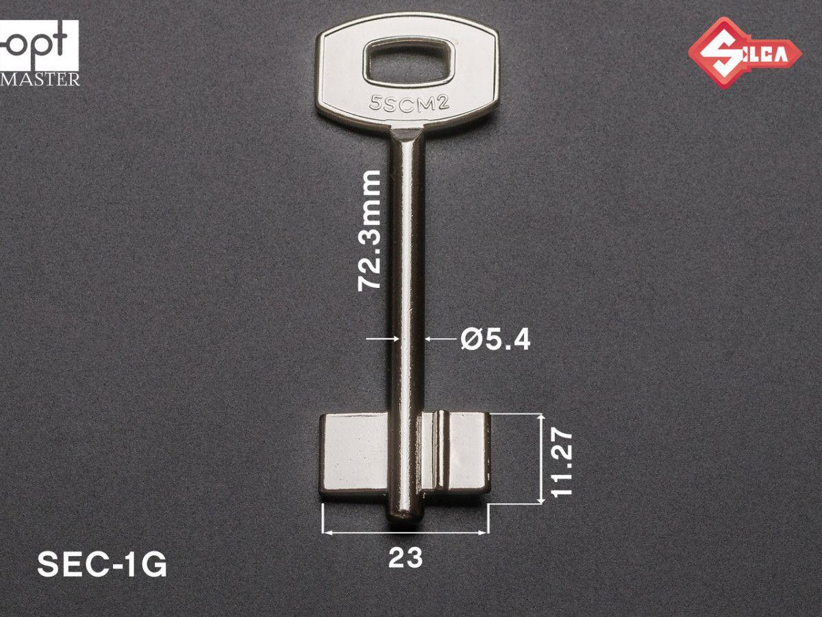 5SCM2 Silca заготовка ключа бородкова