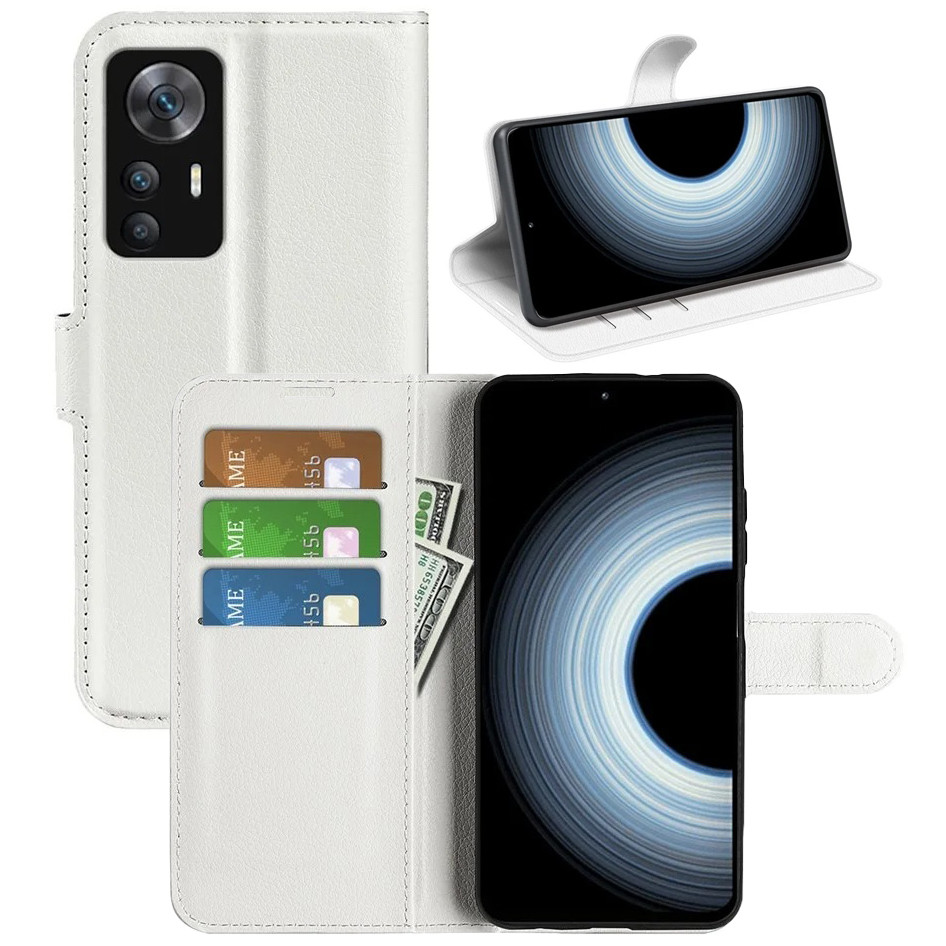 Чохол-книжка Litchie Wallet для Xiaomi 12T / 12T Pro White, фото 1