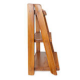 Полиця дерев'яна з натурального дерева ялина 38х44х18 см, універсальна та міцна полиця, фото 2