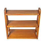 Полиця дерев'яна з натурального дерева ялина 38х44х18 см, універсальна та міцна полиця, фото 4