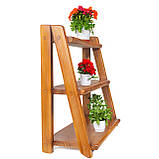 Полиця дерев'яна з натурального дерева ялина 38х44х18 см, універсальна та міцна полиця, фото 7