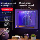 Антимоскітна акумуляторна інсектицидна лампа від комарів, Лампа пастка знищувач для комах, фото 5