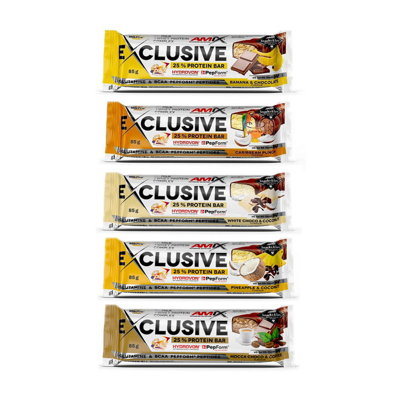 Exclusive Protein Bar 25% (85 g, double dutch chocolate), фото 1