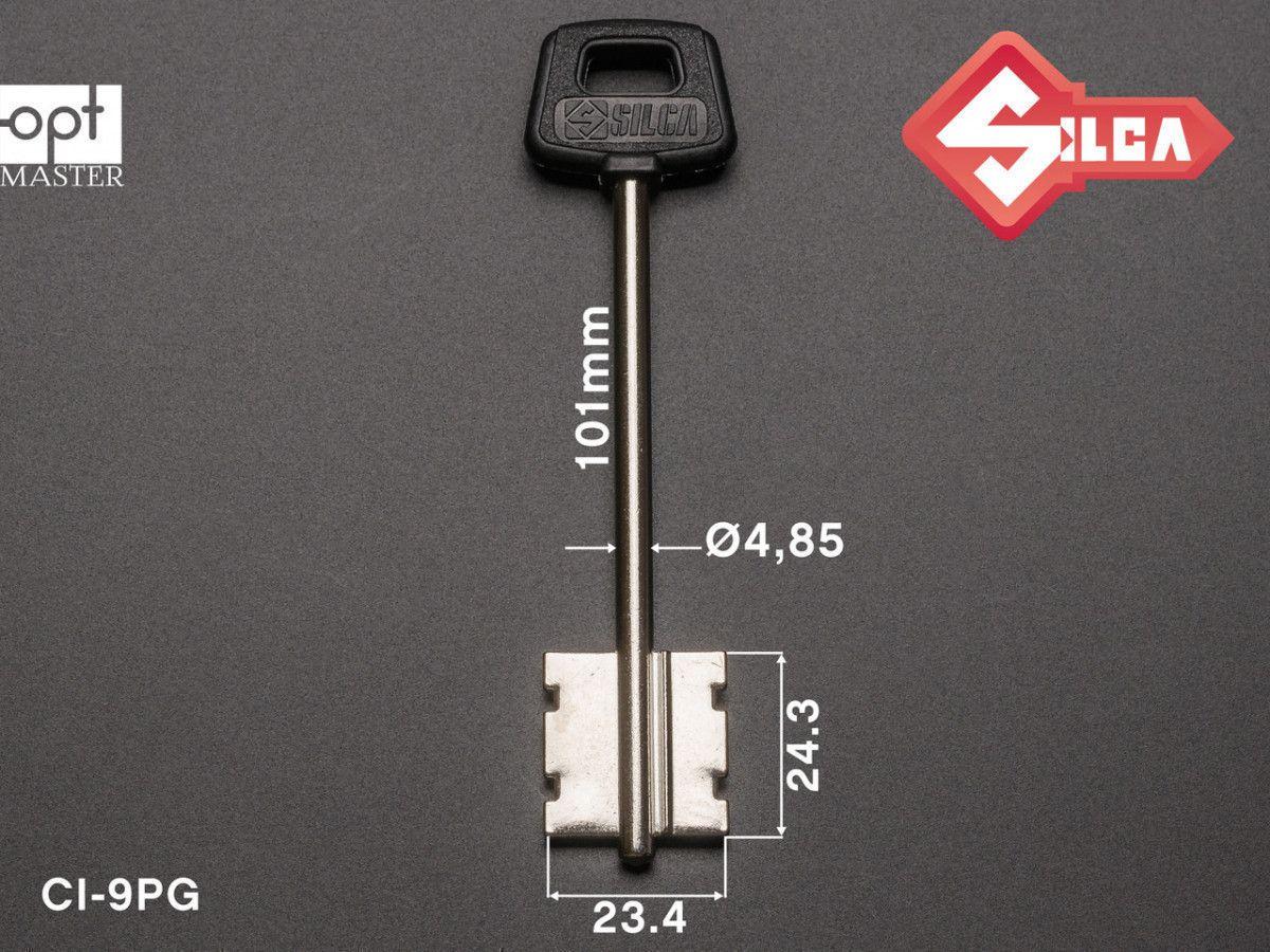 5CS12P Silca заготовка ключа бородкова
