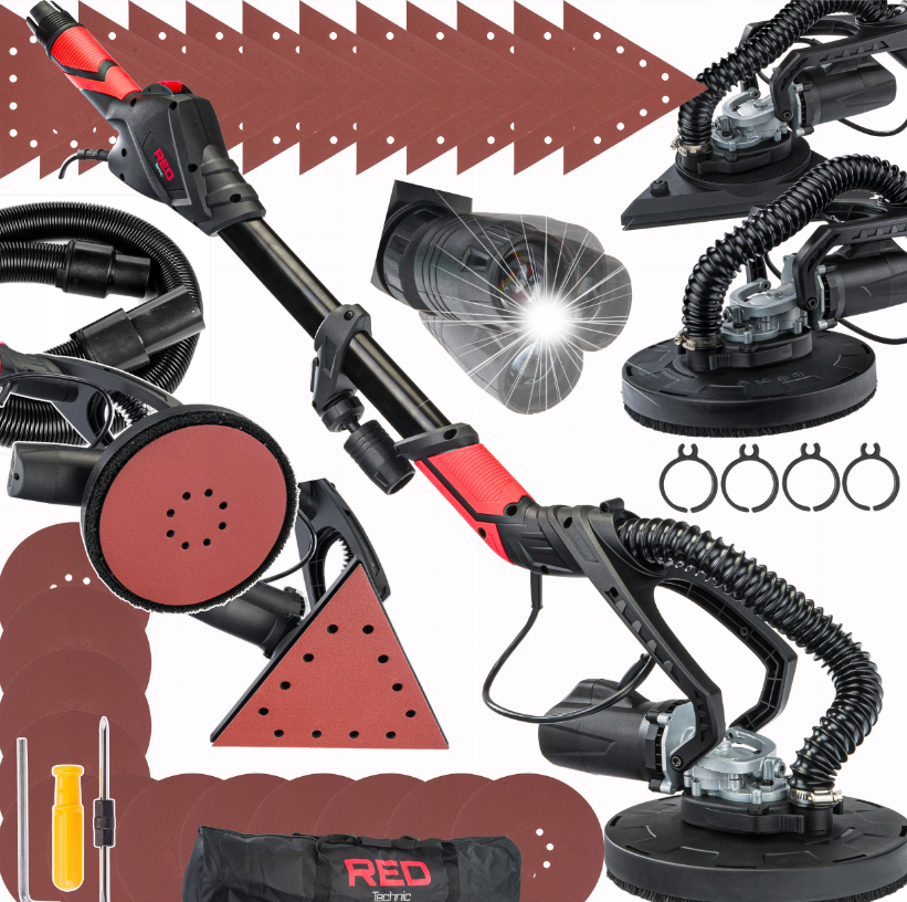 Шліфмашина для стель та стін Red Technic C82, фото 1