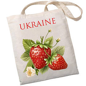 Екошопер BookOpt BK4086 Полуниця. Дивовижні ласощі, даровані природою бежевий