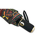 Парасолька автомат RAIN FLOWERS №1130 "Привітання" жіноча на 9 спиць Темно-сірий, фото 7