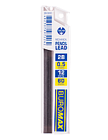 Грифель для мех. олівців Buromax 0,5 2B