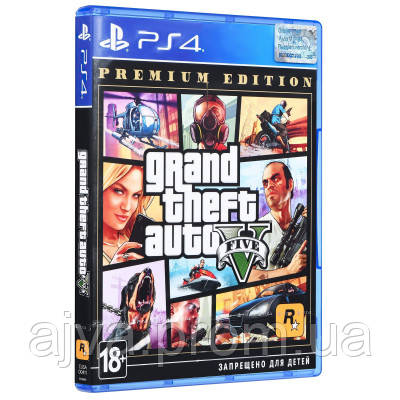 Игра Sony Grand Theft Auto V Premium Edition, BD диск 5026555424271 y ...