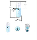 Портативний зволожувач для обличчя Nano Mist Soraver, розпилювач для шкіри акумуляторний, фото 3